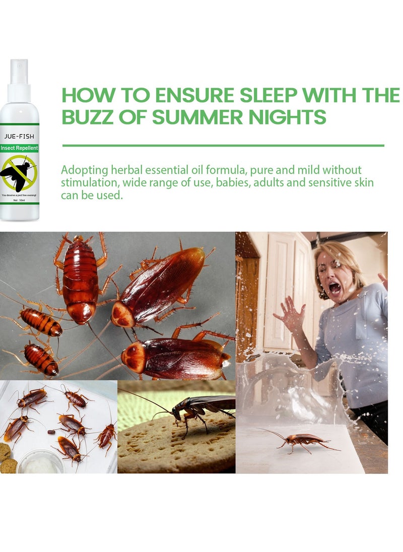 JUE-FISH Insect Repellent for Cockroach Repellent Pest Control Cockroach Spray  - Image 3