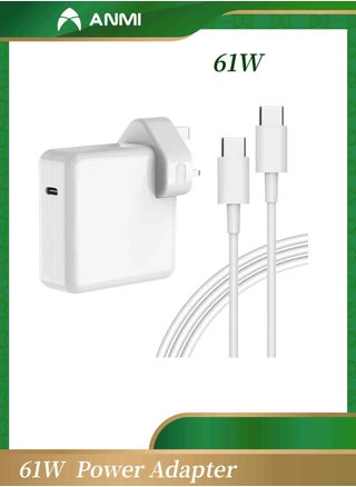 61W USB C Power Adapter for Mac Book Pro13 inch 2021, 2020, 2019, 2018, Mac Book Air 16, 15, 14, 13 Inch 12 Inch Included with 2M Type C Cable - pzsku/Z8040EBEFBEA5D4E15C89Z/45/1751873882/e04e47f4-8cf4-4b1c-8f34-daa277a32fb1