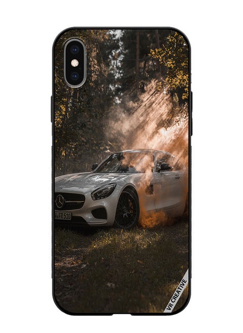 Protective Case Cover For Apple iPhone XS Max Mercedes Amg Design Multicolour