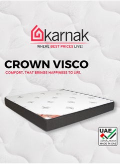 KARNAK Karnak Crown Visco Memory Foam Mattress (Soft Feel) Thickness 20cm - 180 x 200cm (UK - Super King Size)  - Image 3