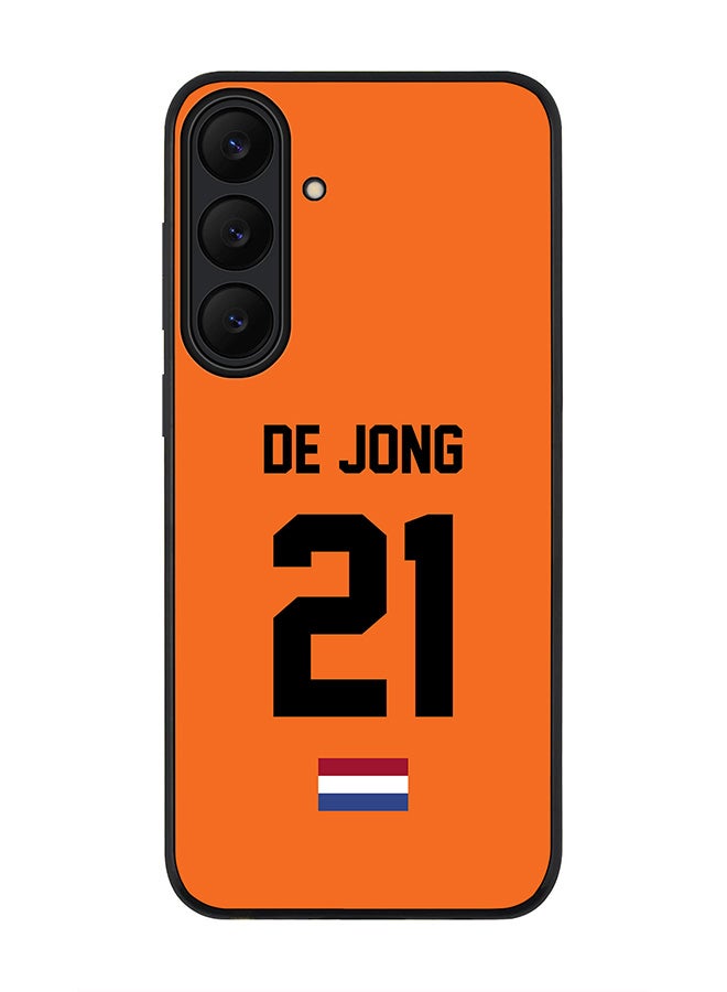 Stylizedd For Samsung Galaxy S25 FE Case,Slim fit Camera Protection, Shockproof Thin Phone cover  - Football - Netherlands - De Jong
