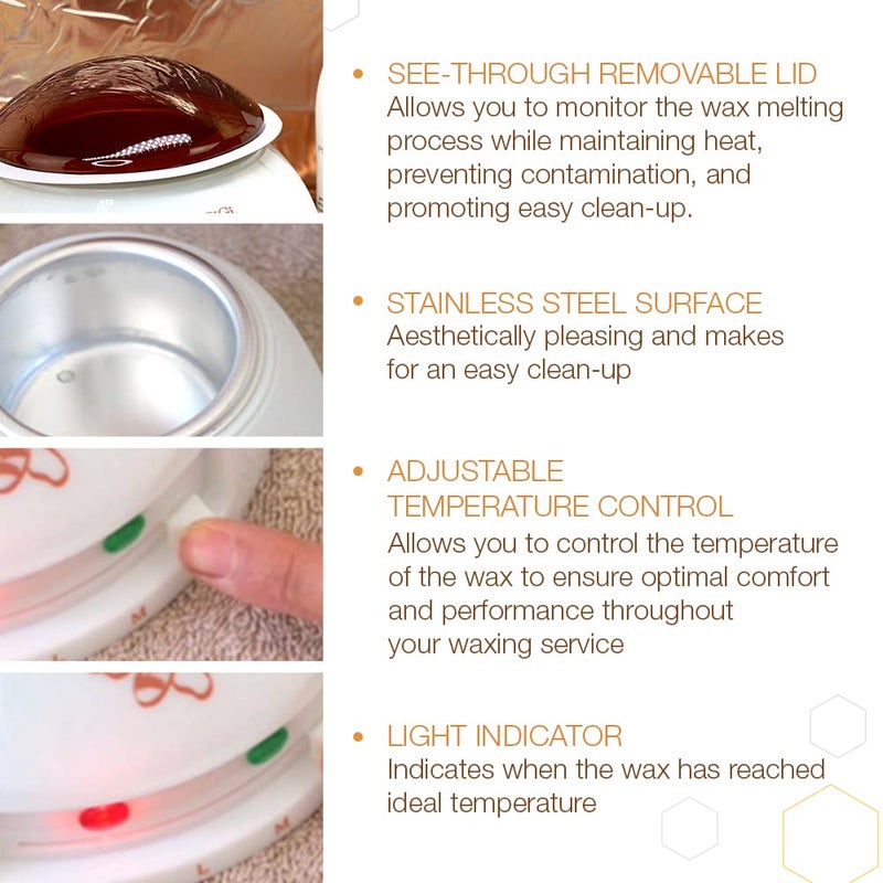 GiGi Hair Removal Wax Warmer, Multi-Purpose Warmer with Adjustable Temperature Control, for 14 oz. Wax Can - Image 4