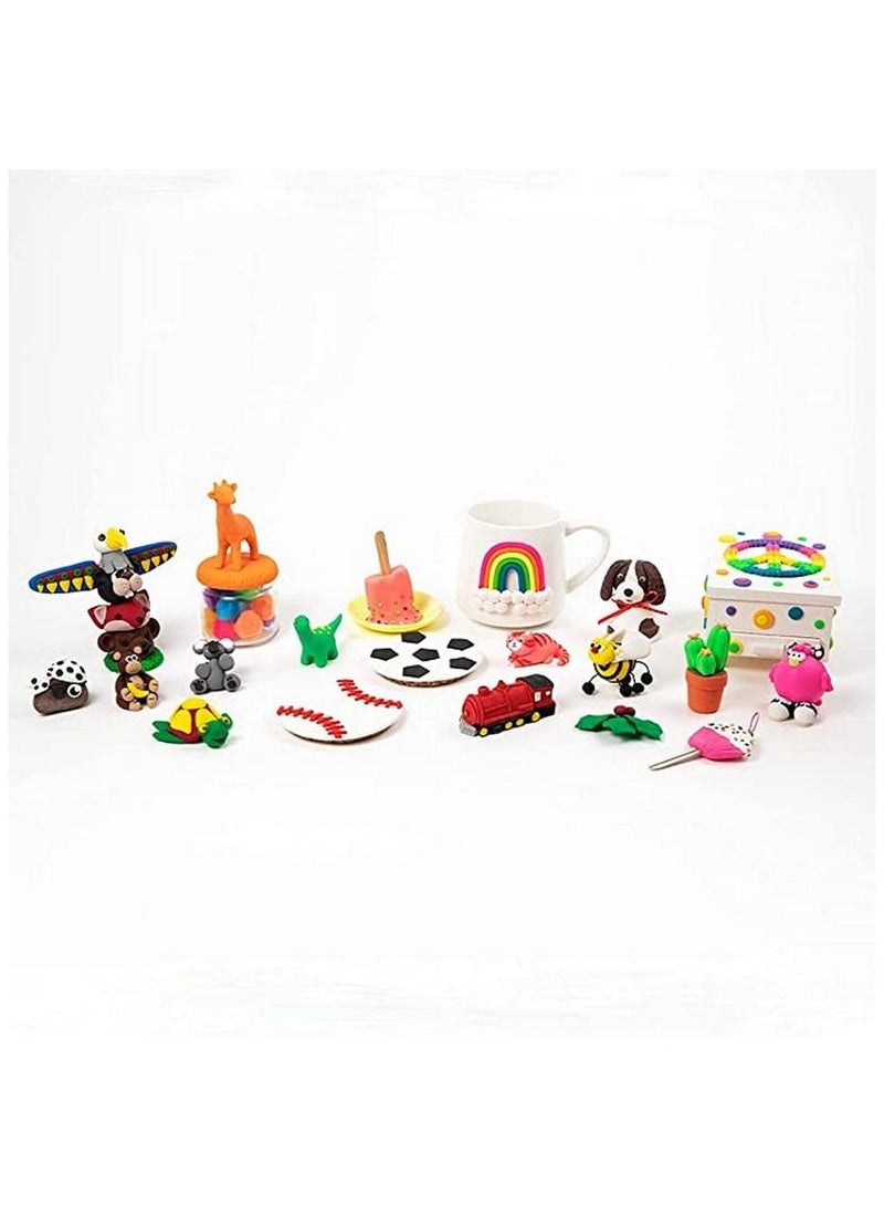 Sculpey Bright Colors of Polymer Oven Bake Clay Pack of 10pc 567g - Image 3