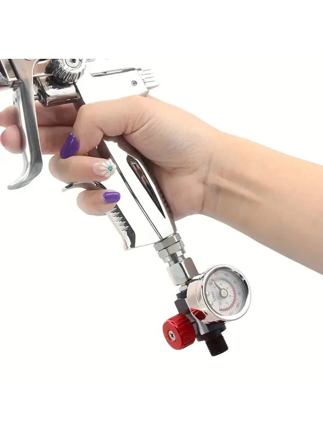1pc Pressure Gauge Pneumatic Regulating Valve Spray Gun Air Controller Tool Accessories - Image 4