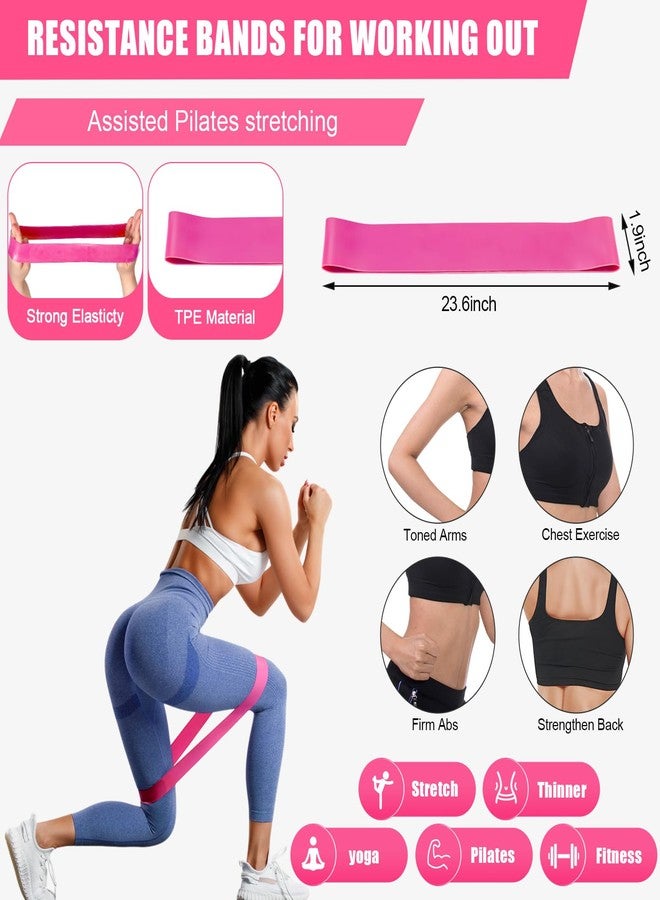 Soulchen 30 Pcs Exercise Pilates Ball 9 Inch with Bags Resistance Bands 25-30 Lbs for Exercise Equipment Set for Yoga Stability Barre Training Stretching Physical Posture Training Gym - Image 3