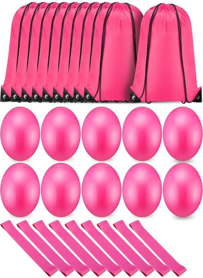 Soulchen 30 Pcs Exercise Pilates Ball 9 Inch with Bags Resistance Bands 25-30 Lbs for Exercise Equipment Set for Yoga Stability Barre Training Stretching Physical Posture Training Gym - Image 1