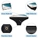 LORVIES 4 Pack 165 Ocean Decorative Cabinet Knobs ABS Glass Rectangle Single Hole Dresser Drawer Door Handles Pulls for Home Kitchen Bedroom Watercolor Beach Side - Image 3