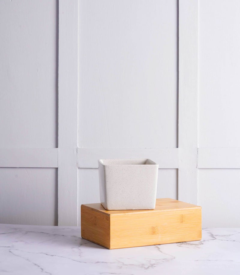 Nurturing Green® Ceramic Pot with Marble Finish for Indoor Plants, Home & Garden Decor (Size : Large; 4.5 Inch Wide*4 Inch High | with Drainage Hole) - Image 2