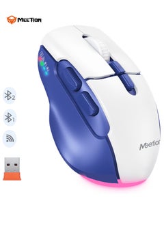 Meetion MEETION Wireless Dual-Mode Ergonomic Mouse BTM001 Ergonomic Design 2.4g Bluetooth Dual Mode Multiple Colors Available  - Image 5