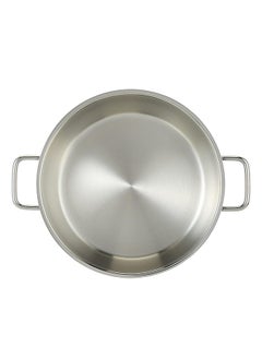 PROCILA Estra Stainless Steel Low Cooking Pot 26CM Silver With 5 Induction Layers Bottom  - Image 2