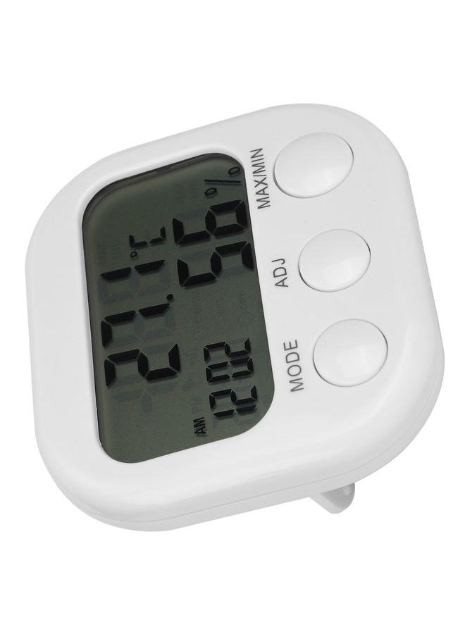 Thoraya - ThermoHygrometer Portable Digital Hygrometer Indoor Home Thermometer Alarm Clock - Image 1