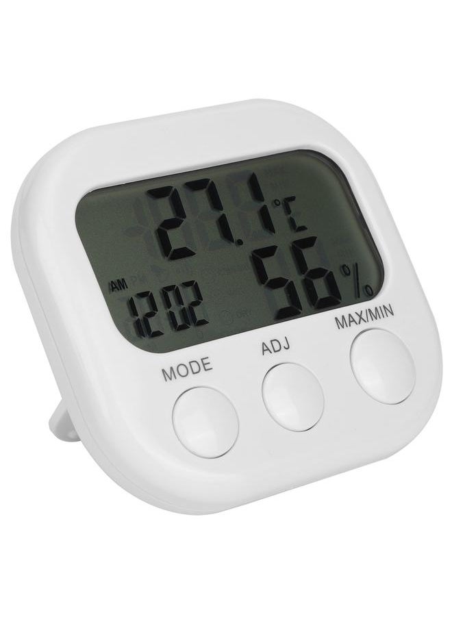 Thoraya - ThermoHygrometer Portable Digital Hygrometer Indoor Home Thermometer Alarm Clock - Image 1
