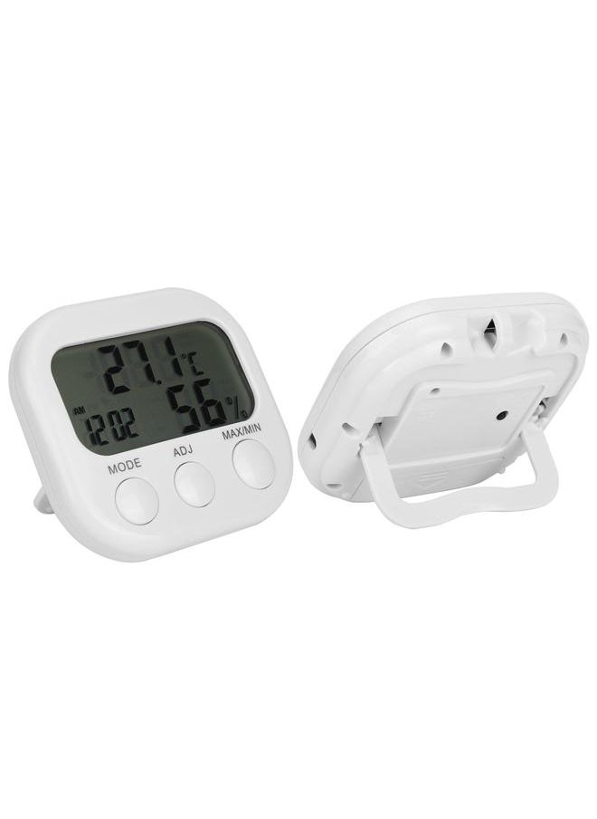 Thoraya - ThermoHygrometer Portable Digital Hygrometer Indoor Home Thermometer Alarm Clock - Image 1