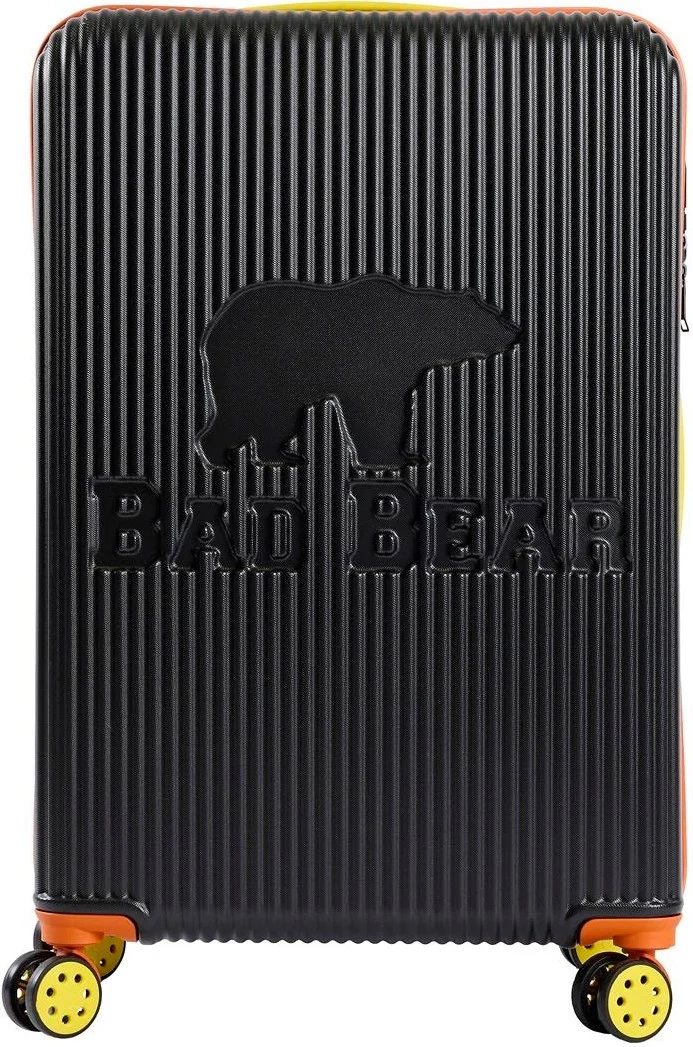 Bad Bear Logo Suitcase Black