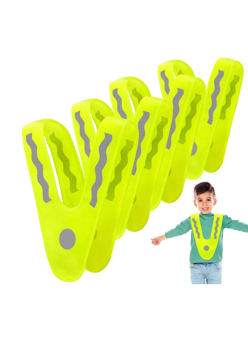 KASTWAVE 4-Pack Kids Reflective Safety Vests - Durable High-Visibility Vests for Children's Biking, Walking, and Outdoor Activities with Enhanced Safety Features - Image 1