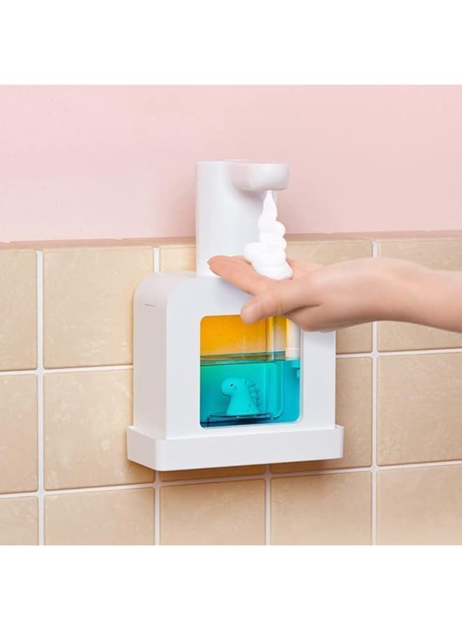 Rechargeable Automatic Soap Dispenser Bathroom, 400ml Automatic Liquid Soap Dispenser with 0.25s Quick Sensor, 20s Hand Washing Timer, Cute Cat Hand Soap Automatic Dispenser for Home Bathroom Kitchen - Image 2