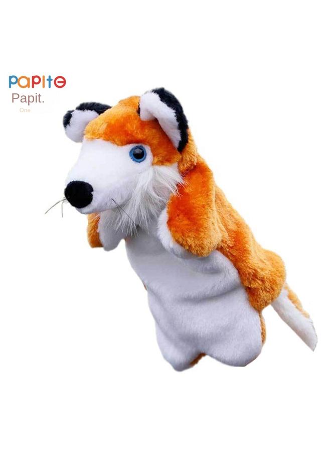 Bluejw Animal Hand Doll Plush Toy Fox Crow Kindergarten Storytelling Family Parent-Child Children's Toy Distribution - Image 2