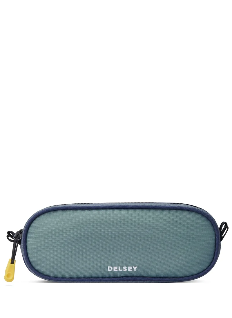 DELSEY Paris BTS 2023, Top Zip Opening Pencil Case 2 Compartment - Cactus