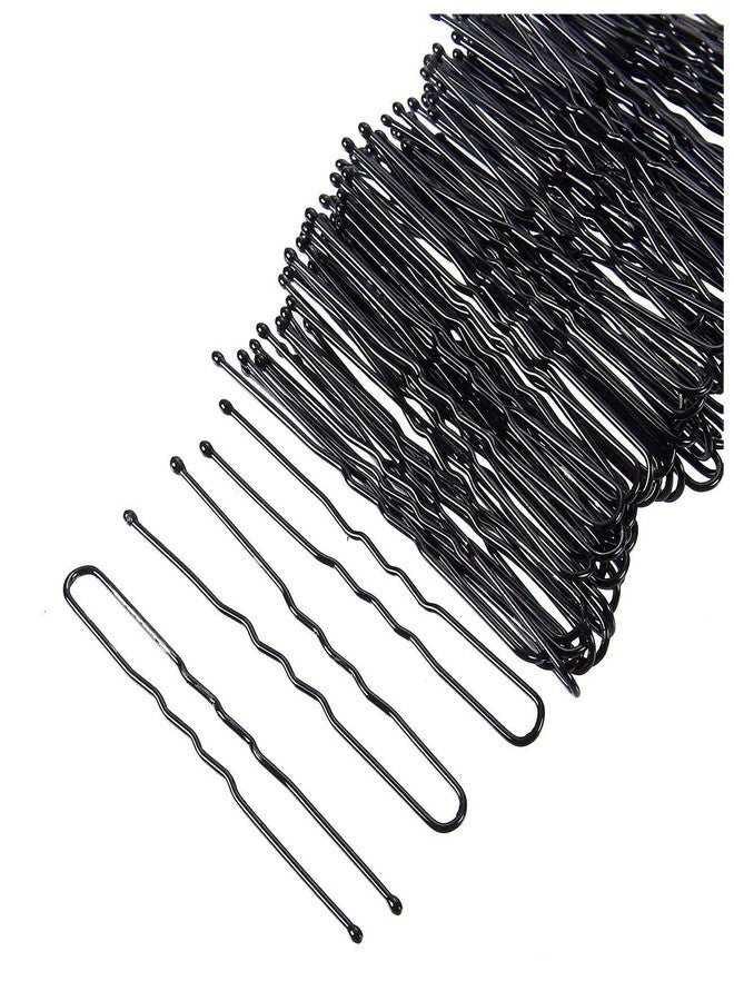 Eabir Black U-Shaped Hairpins for Kids, Girls and Women,100-Piece - Image 2