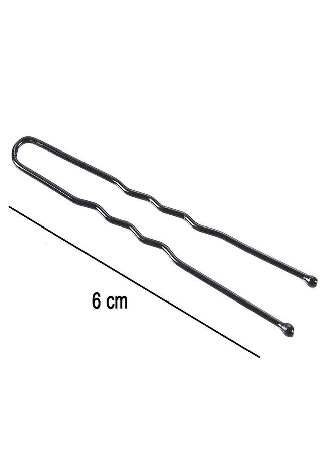 Eabir Black U-Shaped Hairpins for Kids, Girls and Women,100-Piece - Image 4