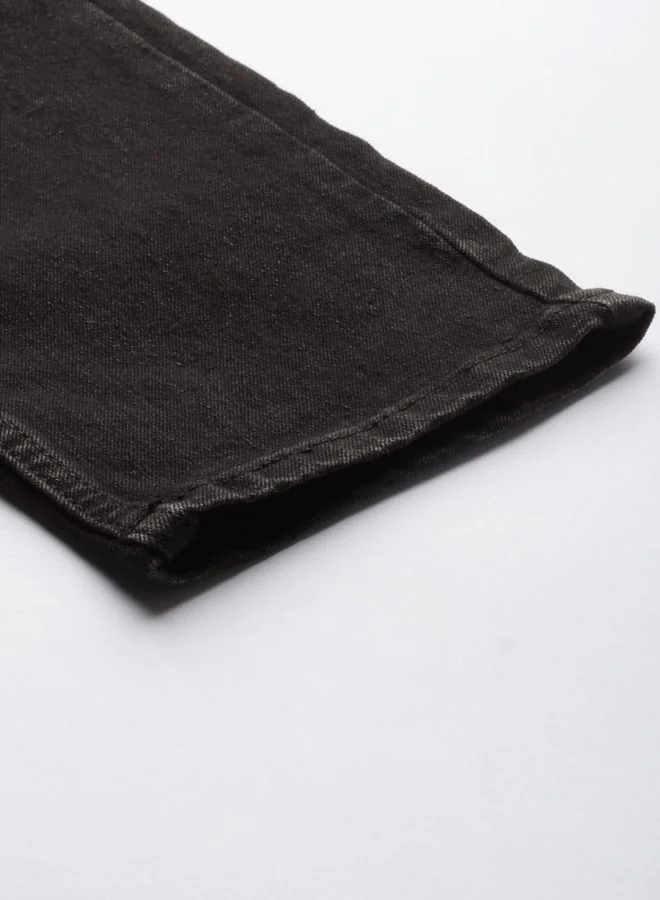 شركة المرآب الهندية Men Slim Fit Paint Splash Mid-Rise Stretchable Jeans