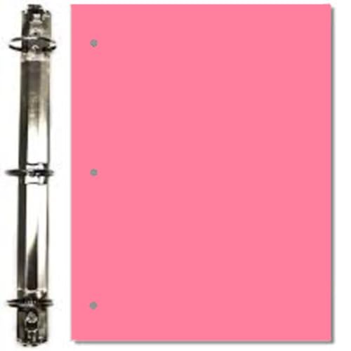 Limited Papers Copy And Printing Color Paper, 20 Lb. 3 Hole Punch 500 Sheets Per Ream. (Cherry) - Image 2