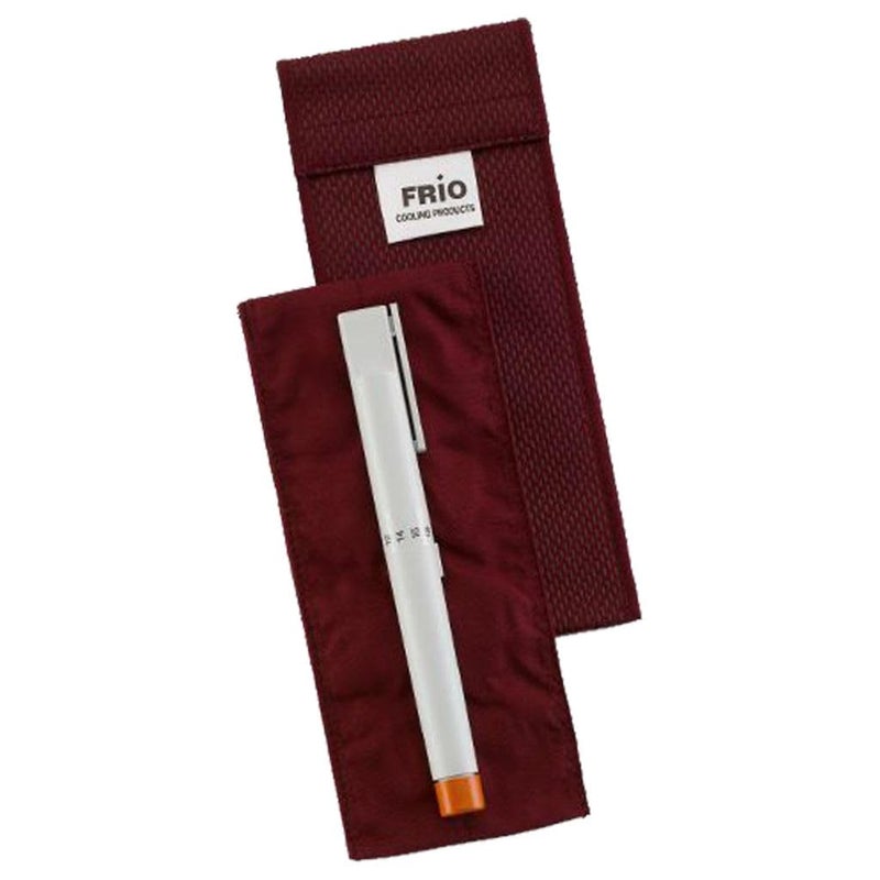 FRIO Cooling Wallet Insulin Cooler for 45 Hours of Stress Free On The Go Burgundy Individual