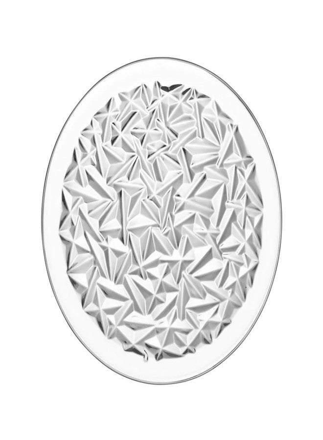 Orrefors Carat 10-5/8" Serving/Dessert Plate, Large, Crystal