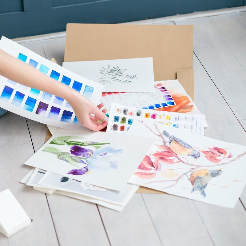 ECLET A4 Size, 225 GSM Smooth Finish Ivory Drawing Paper Sheets, White, 8.25x11.5 Inch, Combo Pack of 25 Sheets - Image 2