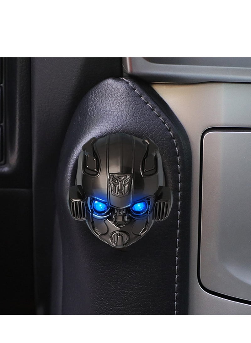 Car Engine Ignition Start Stop Button Cover Push Start Button Ring Car Interior Protective Switch Button Cover Universal Anti Scratch Decorative Stickers(Titanium Black) - Image 1