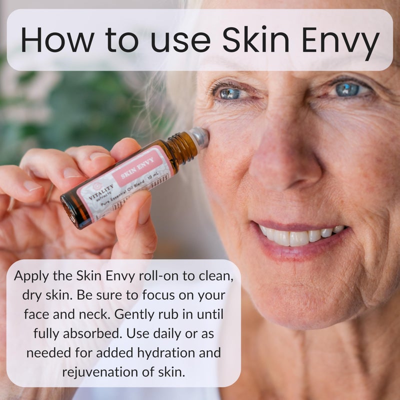 Vitality Extracts Skin Envy - Face Moisturizer Serum, Coconut Oil, Collagen, Vitamin E, Vegan, Frankincense Essential Care, Sandalwood Soothing, Clarifying, Skin Health - Image 5