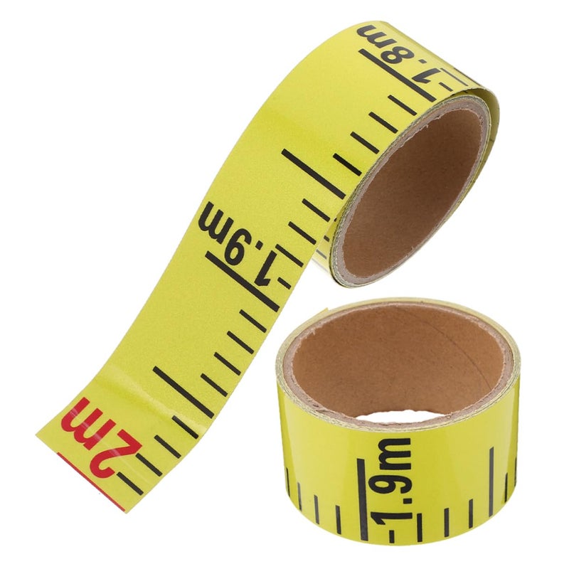 2Pcs Water Level Sticker Self Adhesive Ruler For Tanks Cisterns Pools Waterproof Gauge - Image 1