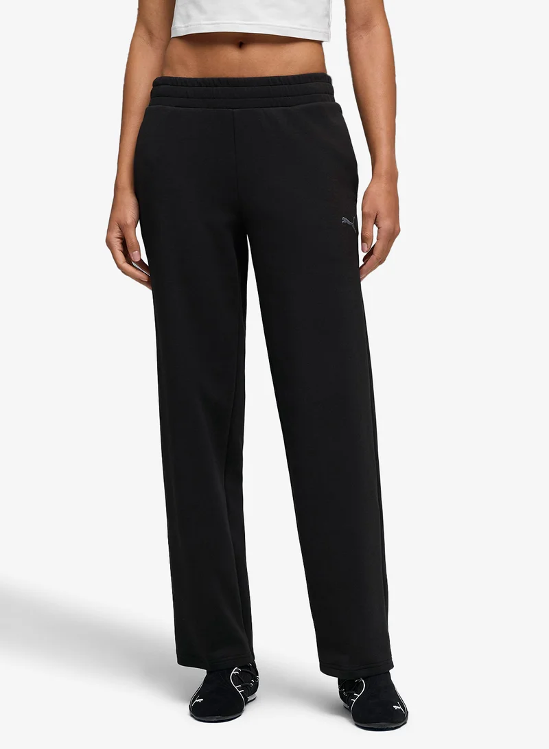 PUMA Essential Elevated Straight Leg Pants