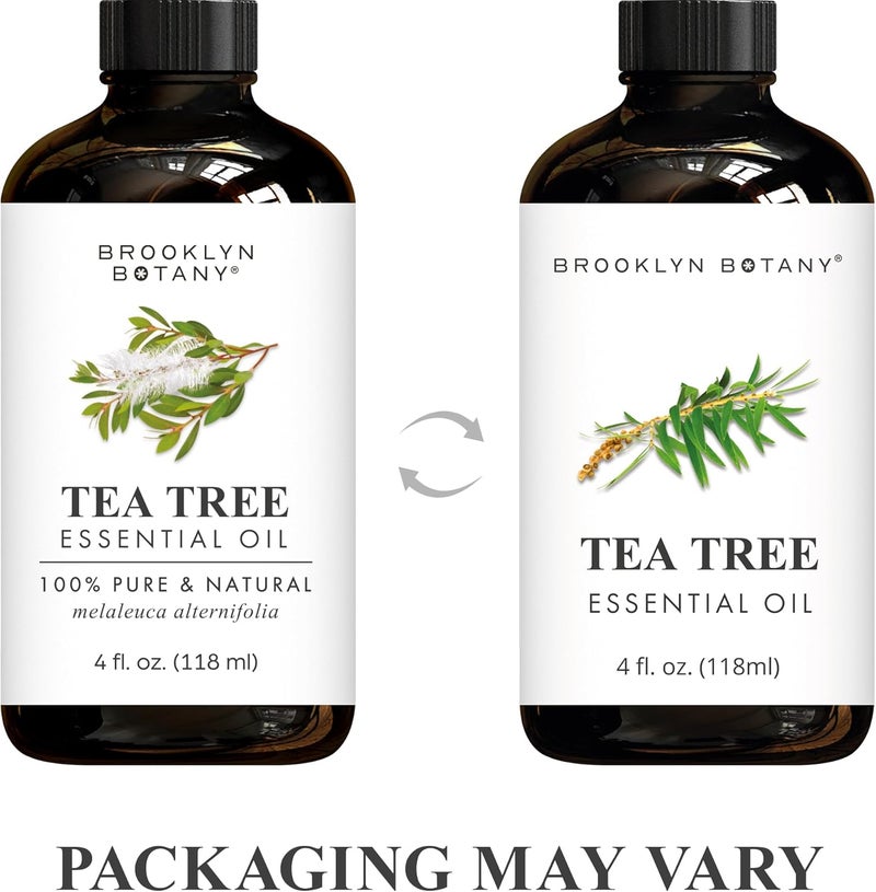 Brooklyn Botany Tea Tree Essential Oil - Huge 4 Fl Oz - 100% Pure and Natural - Premium Grade with Dropper - for Aromatherapy and Diffuser - Image 2