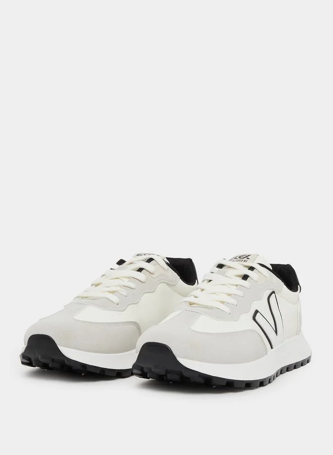 Styli Styli Platform Sole Court Lace Up Sneakers