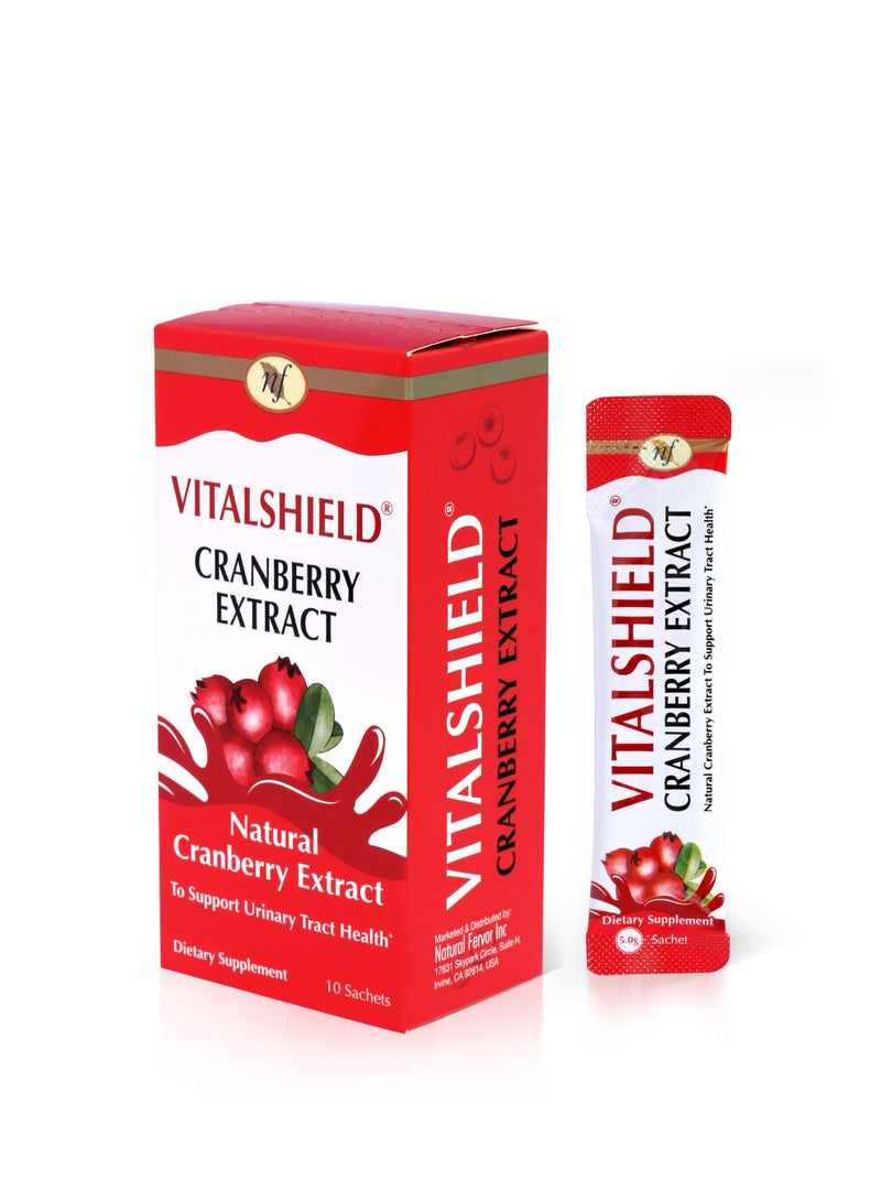 Natural Fervor Vitashield Cranberry Extract 10 Sachets