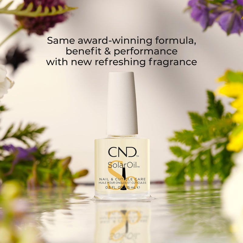 CND SolarOil Cuticle Oil, Natural Blend Of Jojoba, Vitamin E, Rice Bran and Sweet Almond Oils, Moisturizes and Conditions Skin, Pack Of 1, 0.25 Fl Oz - Image 3