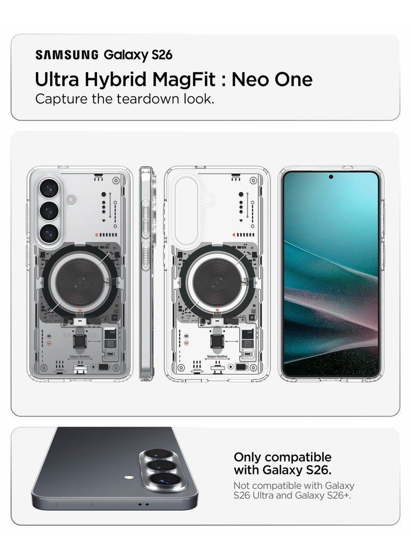 Spigen غطاء حماية سبجن ألترا هايبرد ماغ فيت لجهاز سامسونج جالاكسي S26 [متوافق مع ماغ سيف] (2026) - نيو وان - Image 2
