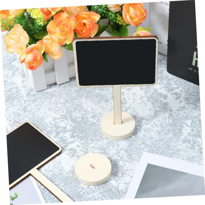 Wooden Chalkboard Message Signs For Wedding Party Decoration 10 Pcs Small Splint Base - Image 5
