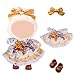 SHUOXUKE Doll Clothes Set and Accessories 2026 Stylish Exquisite Adorable Clothes Outfit for 15cm17cm with Princess DressGirls Hair Bow Shoes No Doll - Image 3