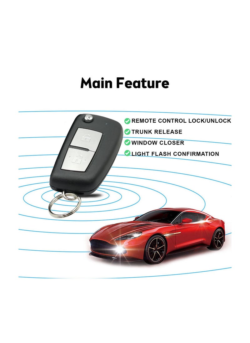 3XR - Car Keyless Entry System Universal Car Auto Central Locking Remote System - 3608 - Image 1
