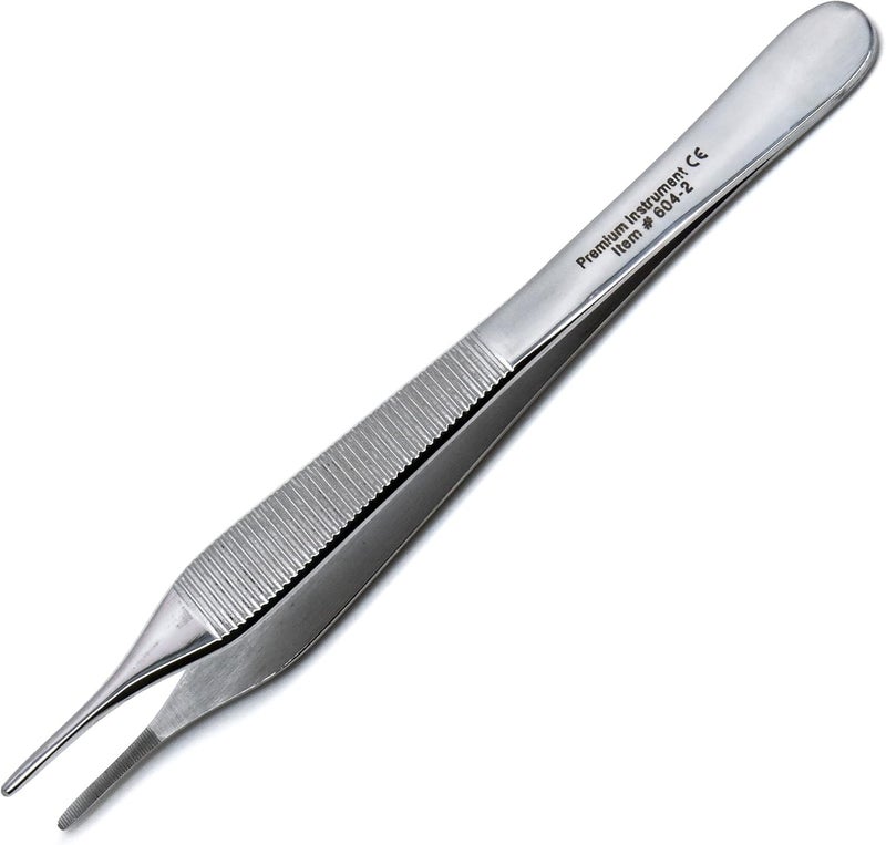 Premium Instruments New Dental Dressing Tweezer Adson Serrated Tip Forceps Surgical Plier Stainless Steel Instruments - Image 2