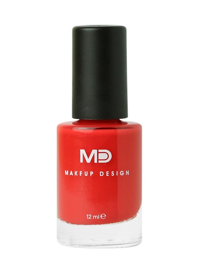 MD MAKE UP DESIGN - MD European Nail Polish WATERMELON , Bright Red 259, 12 ml - Image 1