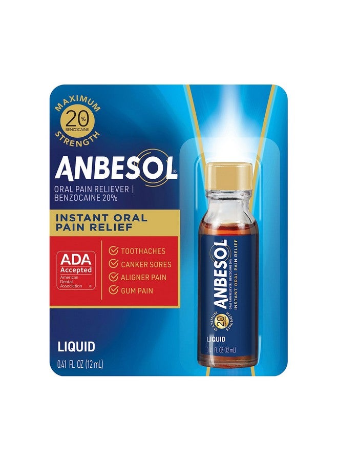 Anbesol سائل مخدر فموي ذو قوة قصوى - 0.41 أونصة سائلة (قد تختلف العبوة) - Image 1