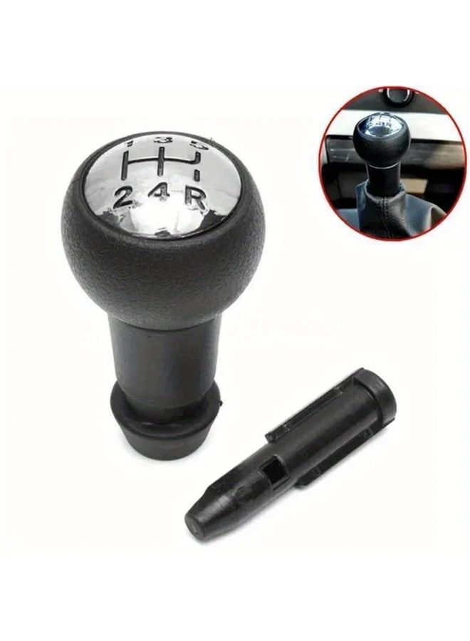 Black Manual Gear Shift Knob For Peugeot Citroen Models - Image 1