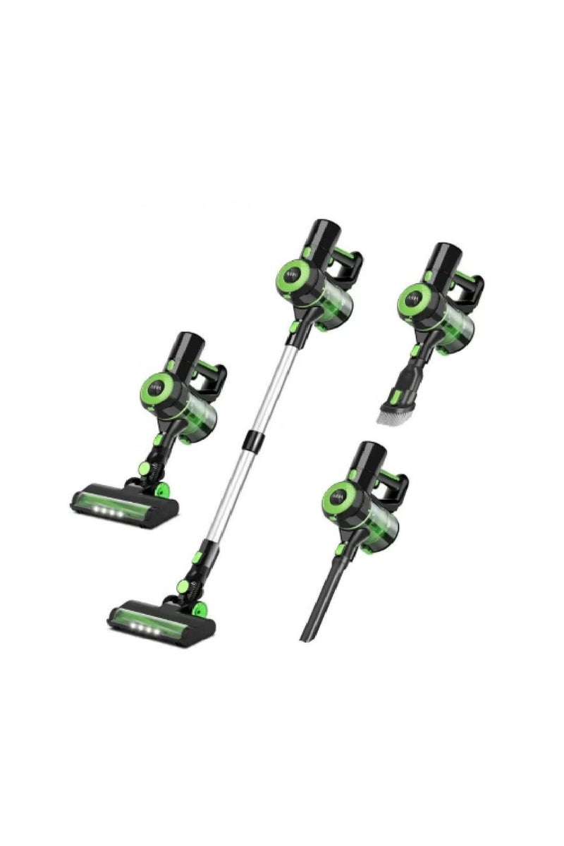 Denx 8-in-1 Cordless Stick Vacuum Cleaner with Super Suction , 10kPa Powerful Suction with 35-Minute Detachable Battery, Vacuum for Hard Floors and Pet Hair, Green - Image 2
