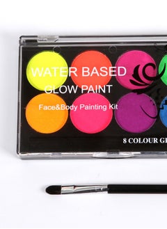 Make Up Set, Body Paint Fluorescent, 8 Colours Body Paint with Brush, Night Glow Face and Body Painting, Halloween Cosplay, Suitable for Halloween, Carnival and Black Light Parties - pzsku/Z804308D1929AE0A5A990Z/45/_/1702439552/016c2788-f7ca-4a48-8e13-c047abff0f26