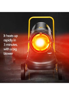 SP Industrial Diesel Heater Kerosene Space Heater, 70-500m² Heating Area, IPX4 Waterproof, For Garage Workshop Farm,70KW  - Image 3
