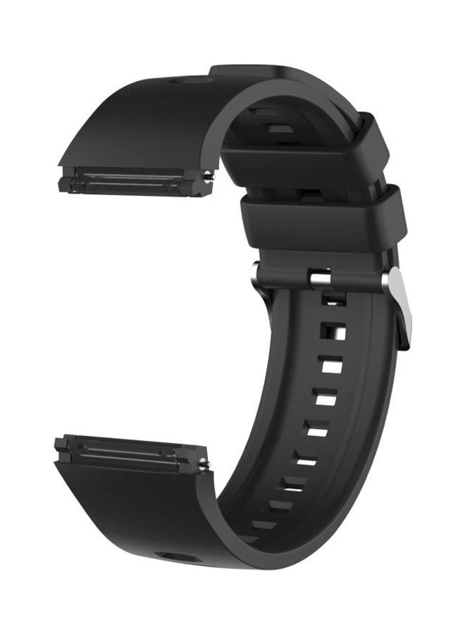 NIBEMINENT Silicone Replacement Strap Watchband For Huawei Watch GT 2e Black - Image 3