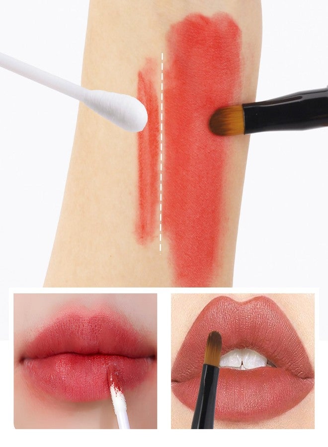 acDesign 4 Pcs Retractable Lip Brush for Lipstick - Dual Head Lipstick Brush With Cap for Women(Black) - Image 5